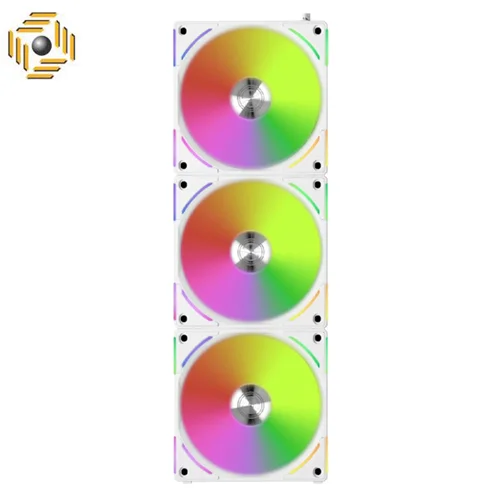 فن کیس لیان لی UNI Fan AL120 V2 RGB WHITEبسته 3 عددی