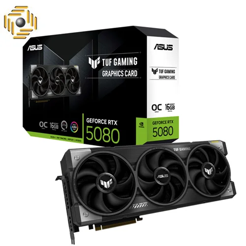 کارت گرافیک ایسوس مدل TUF Gaming GeForce RTX 5080 OC Edition 16GB GDDR7